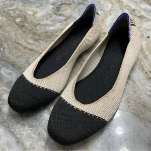 ROTHY’S THE SQUARE TUXEDO Flats Women’s 8