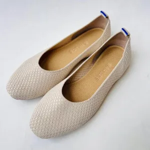 Rothy’s the square wrap flats, beige