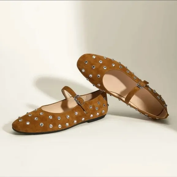 Round Toe Flats Slip-Ons