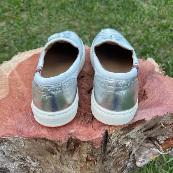 Royal Albatross Grace Slip-on Wingtip Spikeless Golf Shoe Handmade Portugal Sz 8