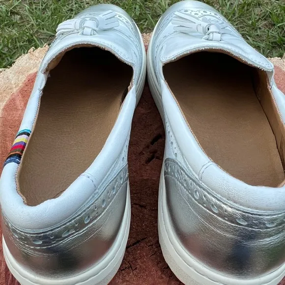 Royal Albatross Grace Slip-on Wingtip Spikeless Golf Shoe Handmade Portugal Sz 8