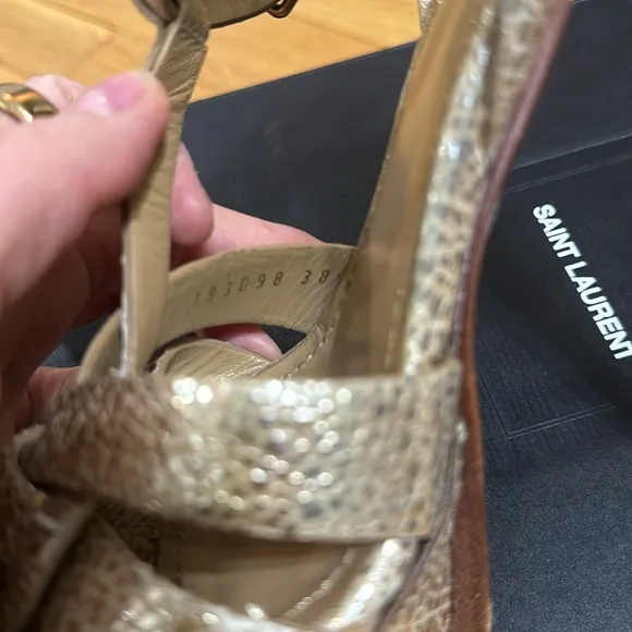 Saint Laurent Tribute Platform Sandals