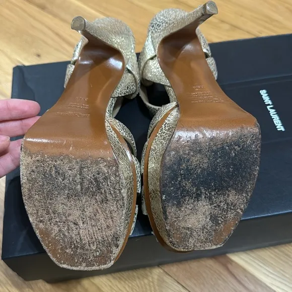 Saint Laurent Tribute Platform Sandals