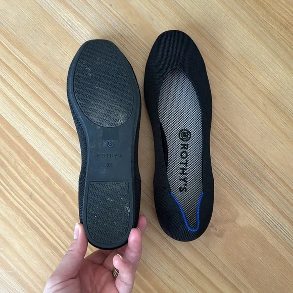 SALE TODAY ONLY! Rothy's “The Square” Black Flats