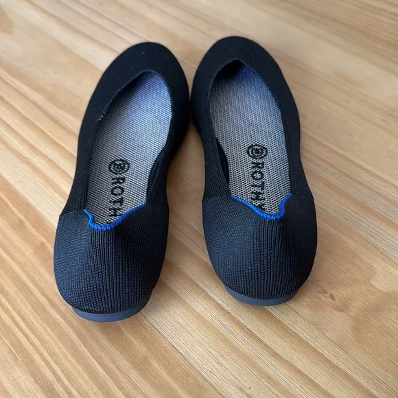 SALE TODAY ONLY! Rothy's “The Square” Black Flats