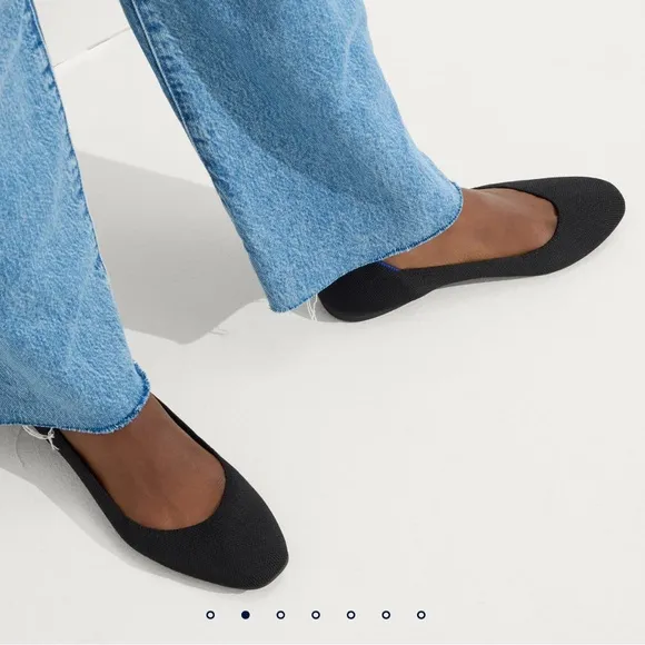 SALE TODAY ONLY! Rothy's “The Square” Black Flats