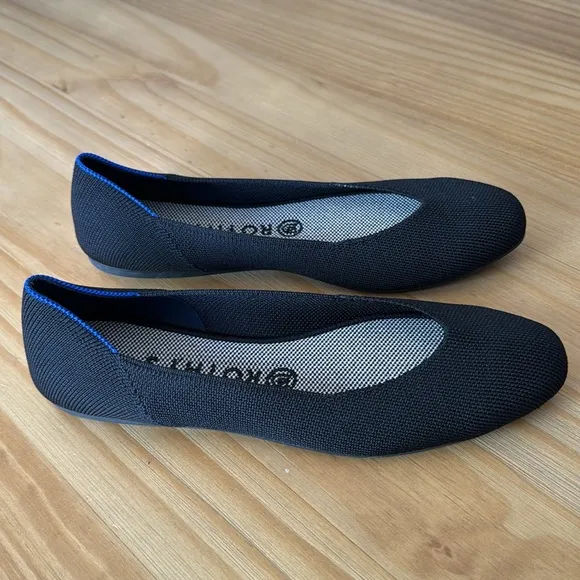 SALE TODAY ONLY! Rothy's “The Square” Black Flats