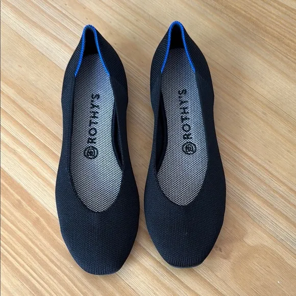 SALE TODAY ONLY! Rothy's “The Square” Black Flats