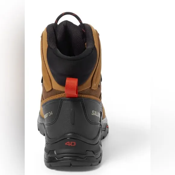 Salomon Quest 04 Boots Mens 11 GTX Shoes Workwear Outdoor Brown Black 471564