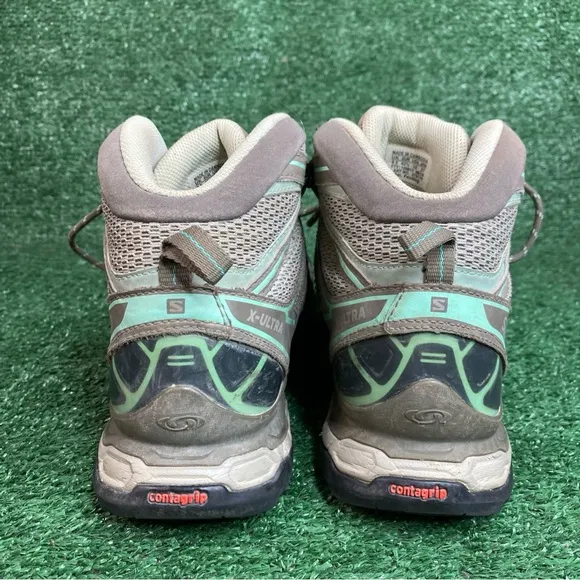 Salomon X Ultra Mid Aero 379176 Women’s Waterproof Hiking Boots Shoes Size 10