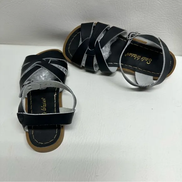 Salt water original Black Kids Sandals size 1