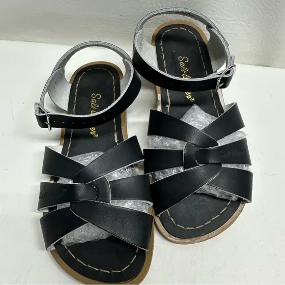 Salt water original Black Kids Sandals size 1