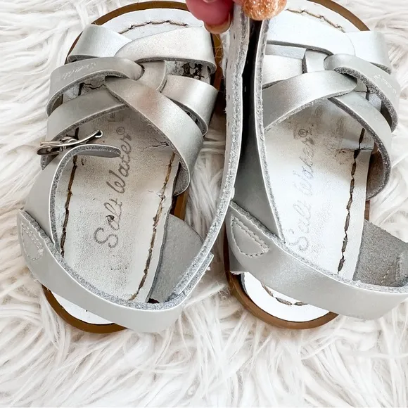 Salt Water Sandals by Hoy Shoe | Original Silver Sandal