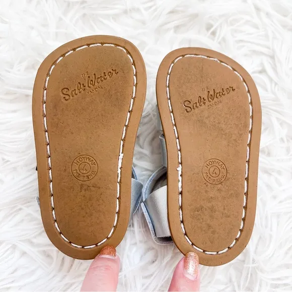 Salt Water Sandals by Hoy Shoe | Original Silver Sandal