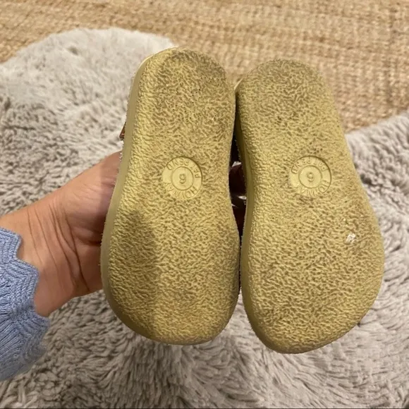 Saltwater hoy brown sandals 6 toddler