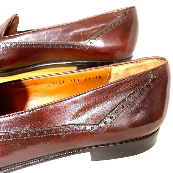 Salvatore Ferragamo Wing Tip Oxford Loafers