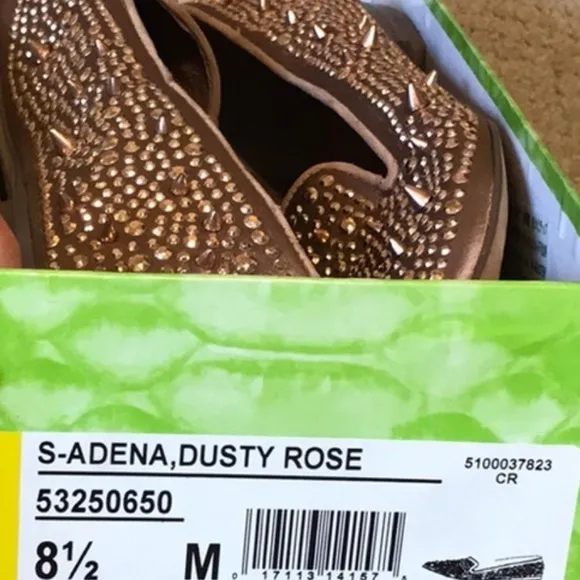Sam Edelman Adena Studded Loafers 8.5 Rose Gold