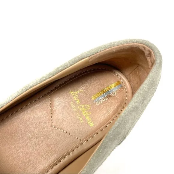 Sam Edelman Birch Suede Loafers in Light Sage Green Size 6.5