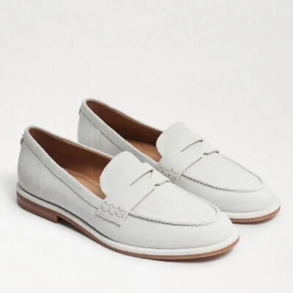 Sam Edelman Birch Suede Loafers in Light Sage Green Size 6.5