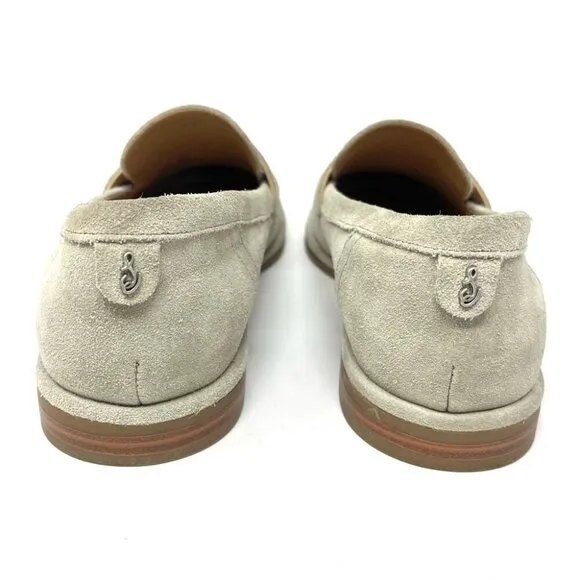 Sam Edelman Birch Suede Loafers in Light Sage Green Size 6.5
