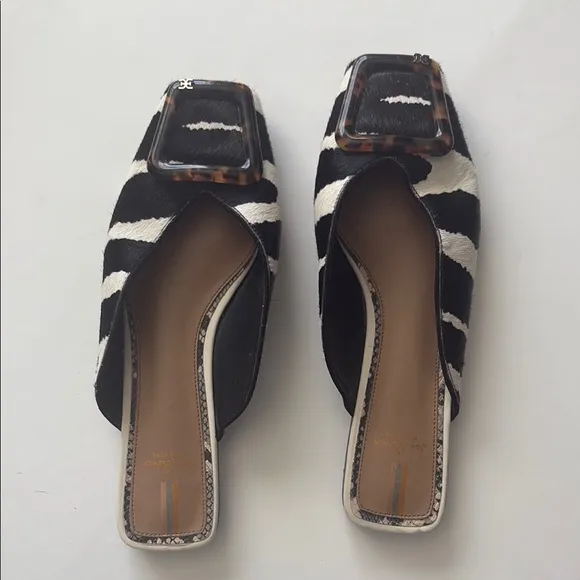 Sam Edelman Lavina Mule in Black/Ivory