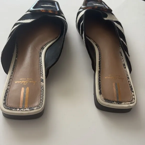 Sam Edelman Lavina Mule in Black/Ivory