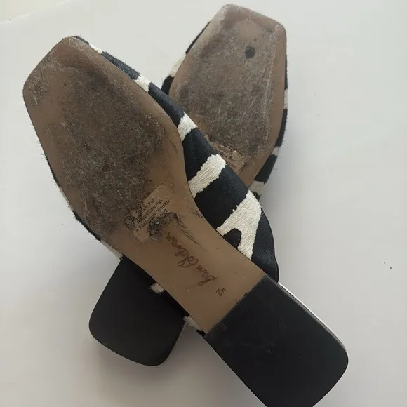 Sam Edelman Lavina Mule in Black/Ivory