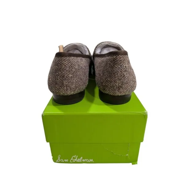 Sam Edelman Lorraine Bit Loafers Shoes Size 8 Saddle Brown Tan Classic