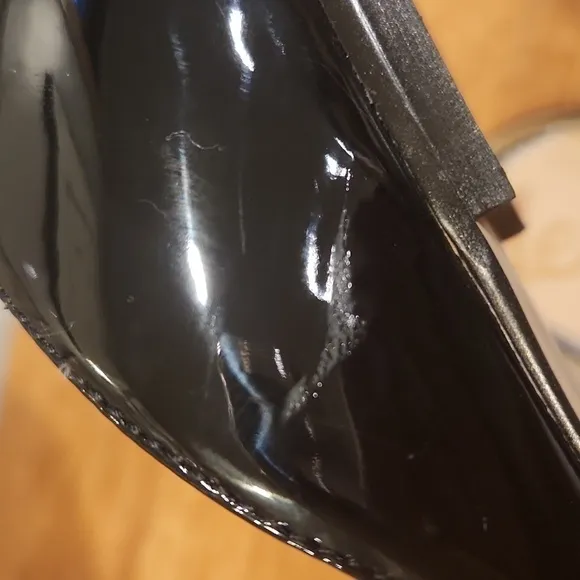 Sam Edelman Rooney Black Patent leather slingback flats women's sz 7M/37
