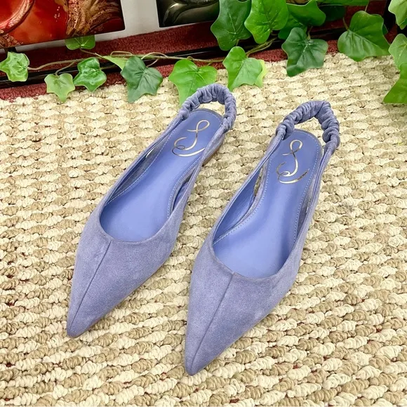Sam Edelman Whitney Slingback Flats in Dusty Violet Size 6