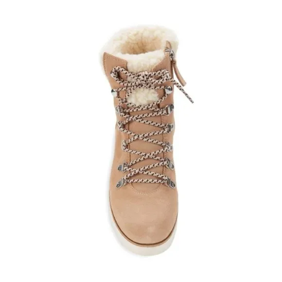 SANCTUARY ​Faux Shearling Suede Boots
