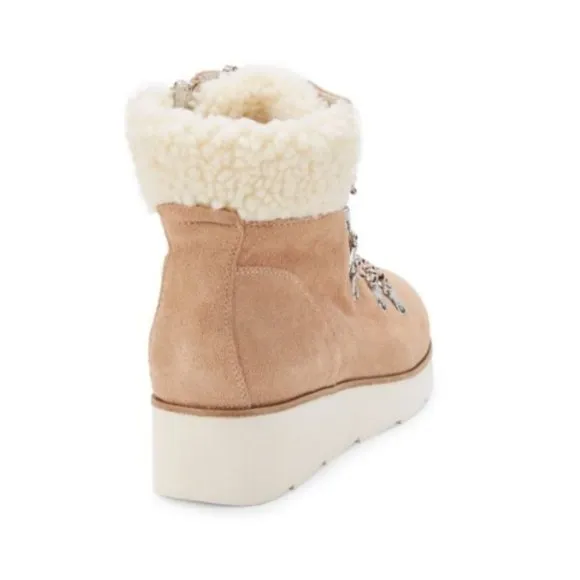 SANCTUARY ​Faux Shearling Suede Boots