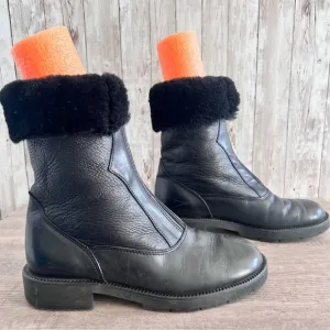 Santana Canada Leather Shearling Lined Boots