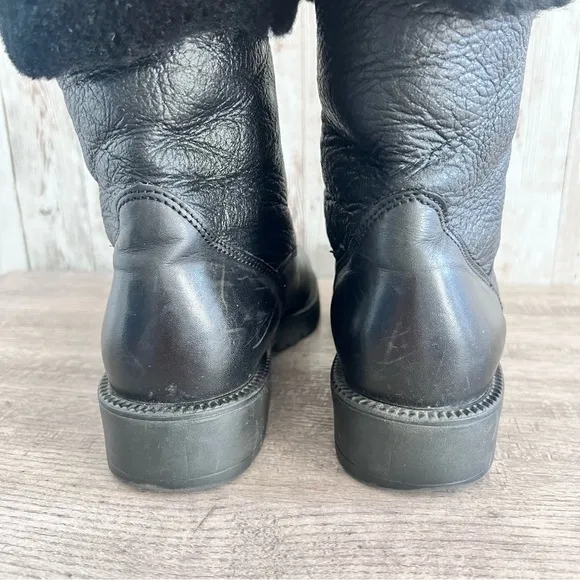 Santana Canada Leather Shearling Lined Boots