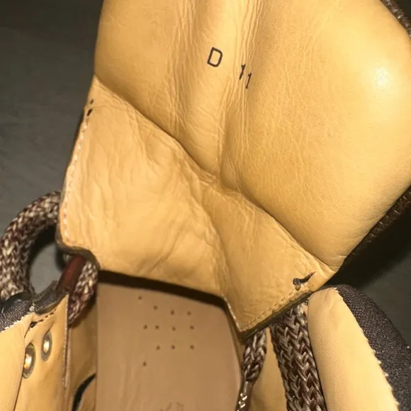Santoni Everest Men's Brown Leather Hiking Boots