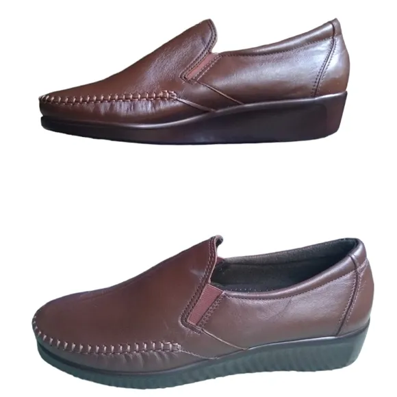 SAS Comfort Moccasin Loafer In Dream Brown Woman's 9
