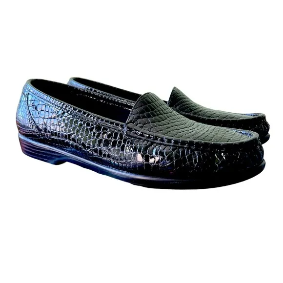 SAS Simplify - Everyday Croc Black Loafer - 11 Wide