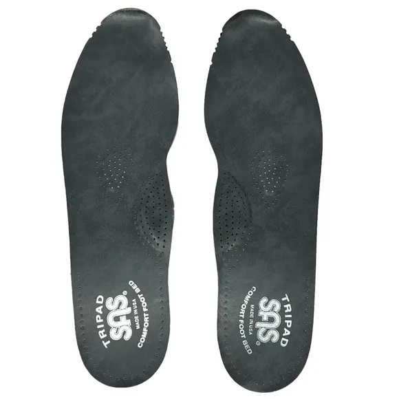 SAS women's Dream black snake slip-on loafers size 9.5 narrow