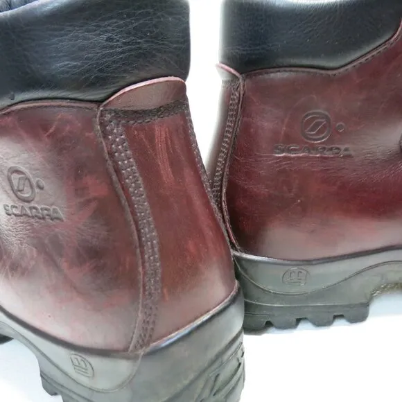 Scarpa Glove Leather Rugged Mountain Hiking Boots Footwear Men's Boots Sz 44
