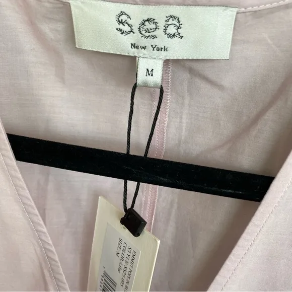 SEA NEW YORK Lilac Emmet Poplin Bubble Tank Dress