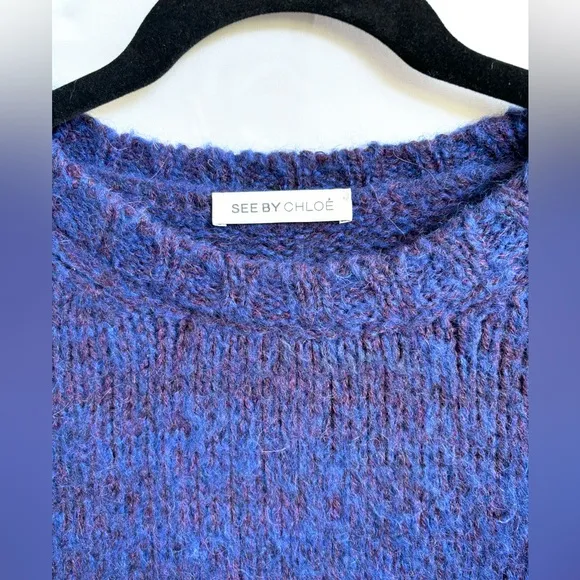 See By Chloé | Alpaca and Mohair Pullover Sweater | Size 4 (IT 40)