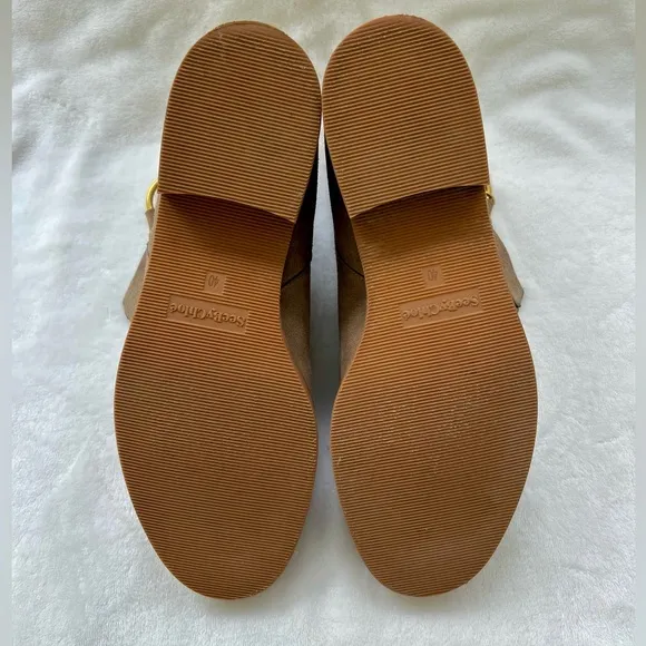 See by Chloe Louise Sherpa Taupe Tan Suede Size 40 Shearling Lined Ankle Boots
