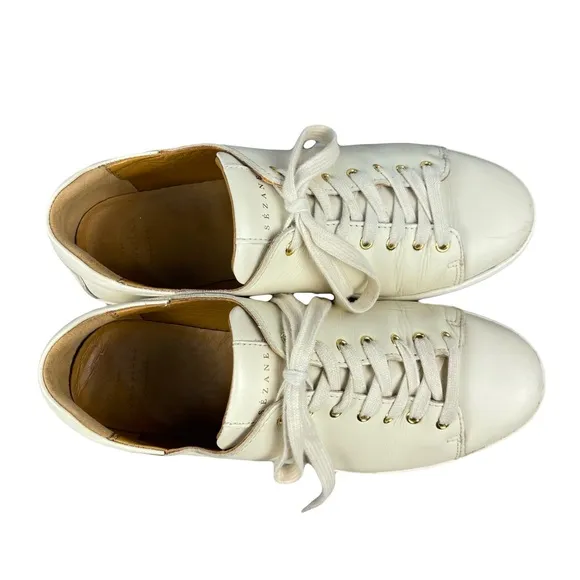 Sezáne Jack Trainers Leather Sneakers Size 39/8.5