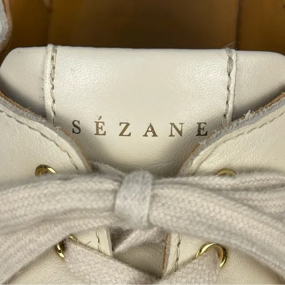 Sezáne Jack Trainers Leather Sneakers Size 39/8.5