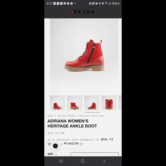 Shearling Lined Leather Boots Made in Canada