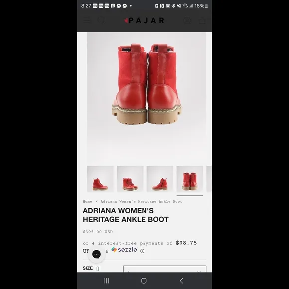 Shearling Lined Leather Boots Made in Canada