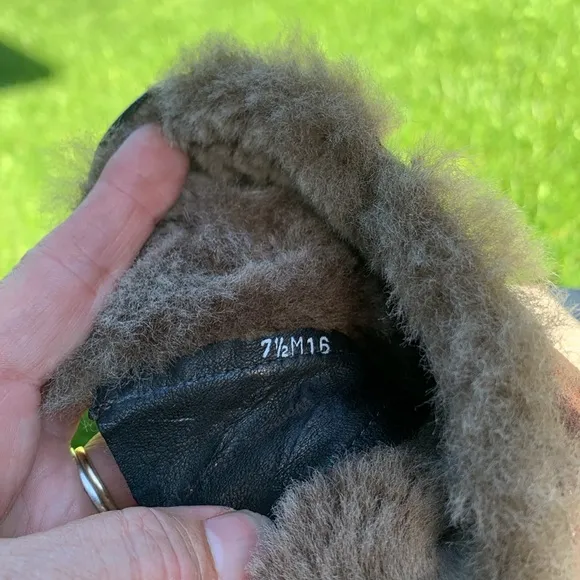 Shearling Lined Moto Boots TRASK Brenna