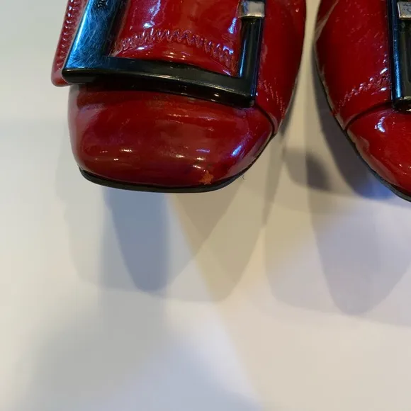 Shoes, flats - Prada Authentic red patent, stretch ballerina
