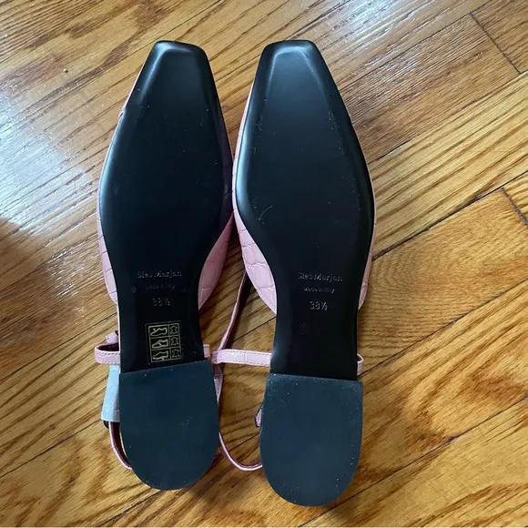 Sies Marjan Anika patent croc flats, brand new with original box!