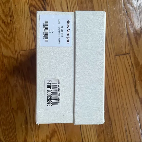 Sies Marjan Anika patent croc flats, brand new with original box!